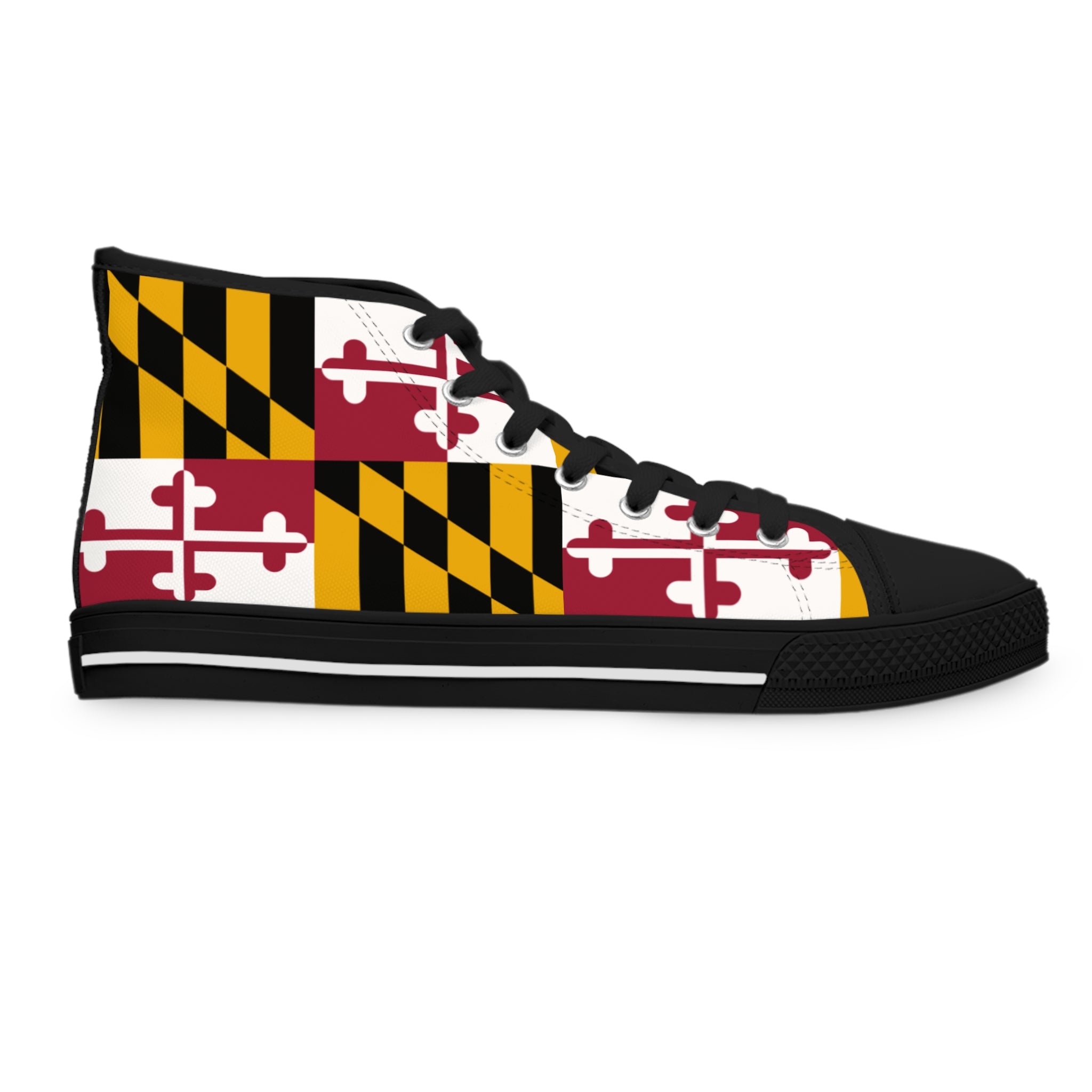 Maryland Flag High Top Sneakers