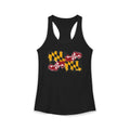 Paint Graphic Maryland Flag Racerback Tank