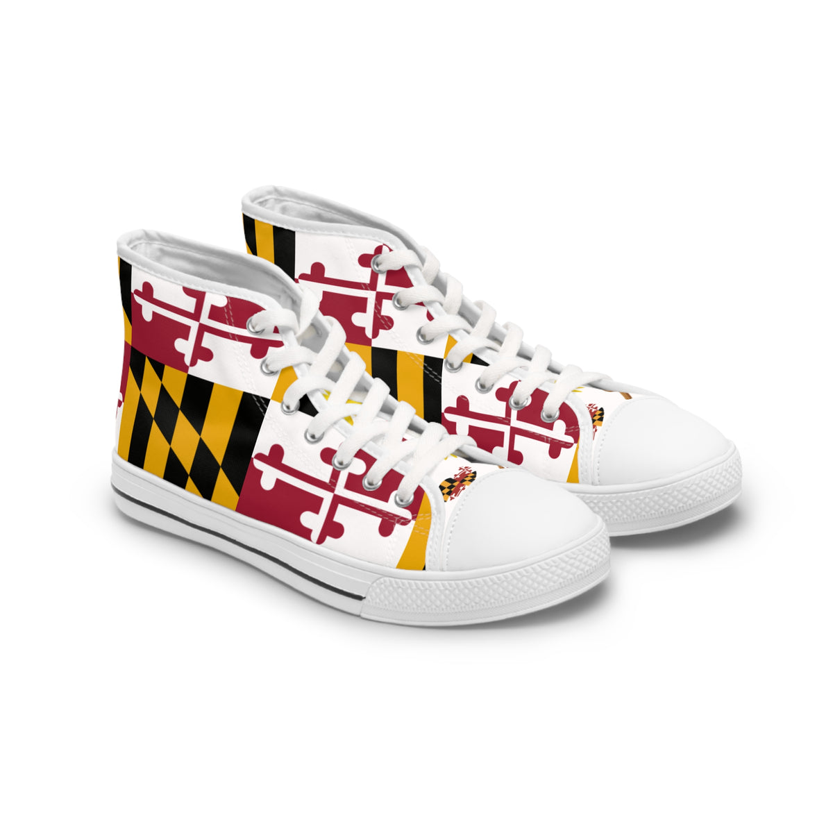Maryland Flag High Top Sneakers