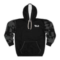 Old Line Outfitters Grayscale Maryland Flag Sleeve Pattern Hoodie