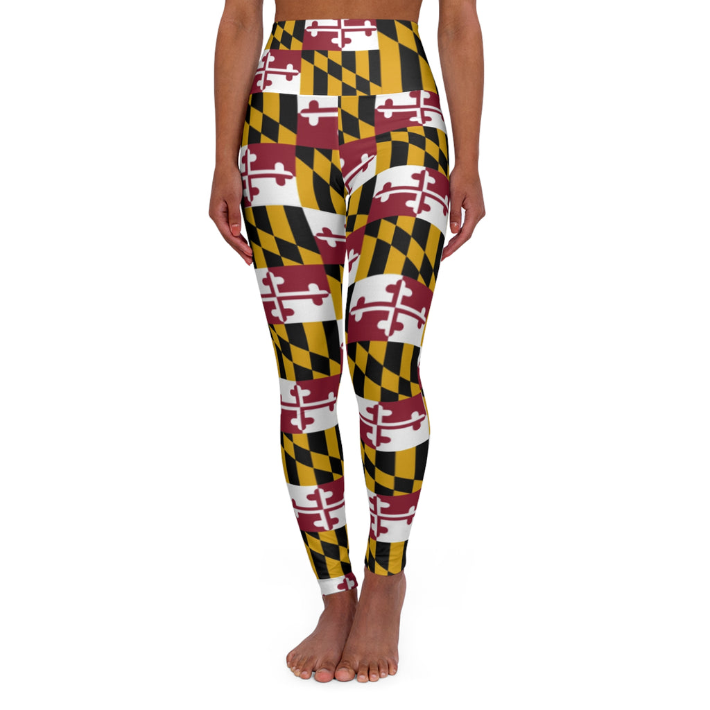 Maryland Flag High-Waisted Pants