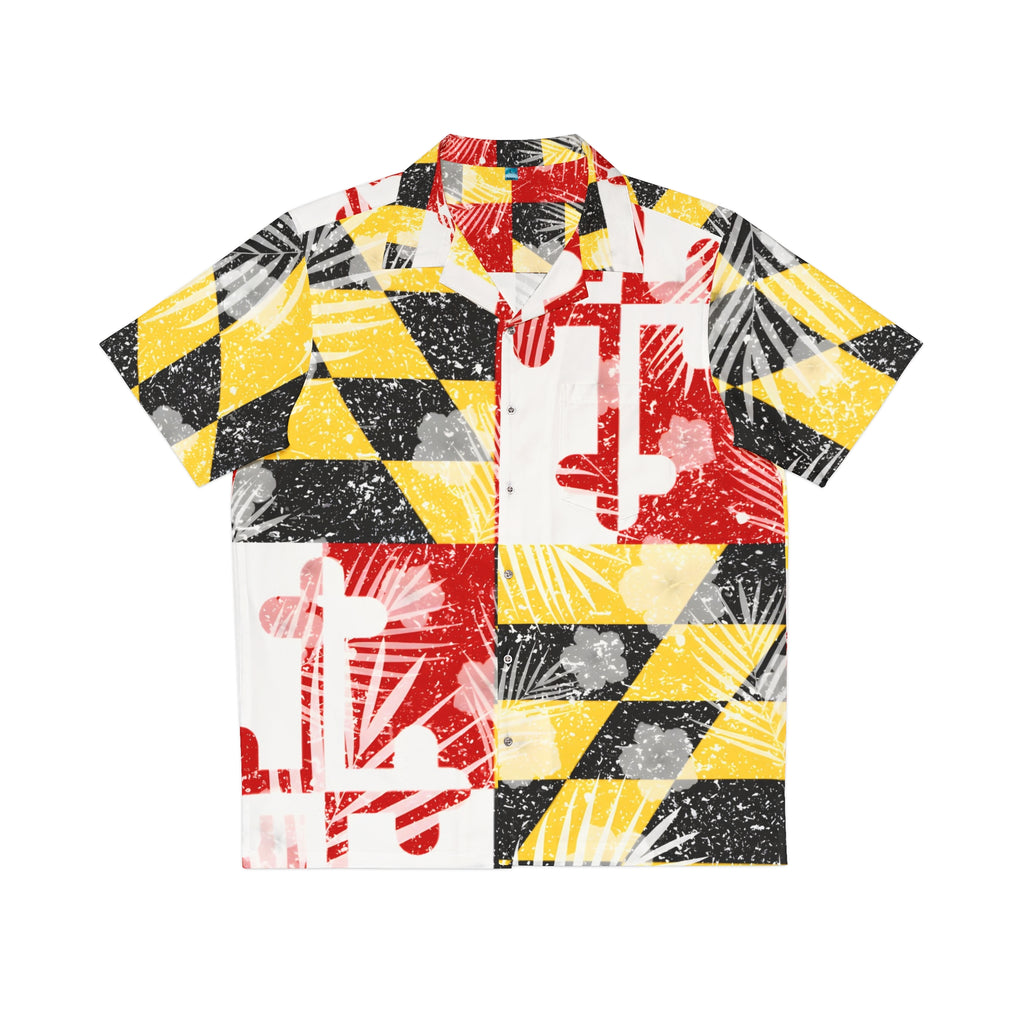 Maryland Flag Hawaiian Shirt