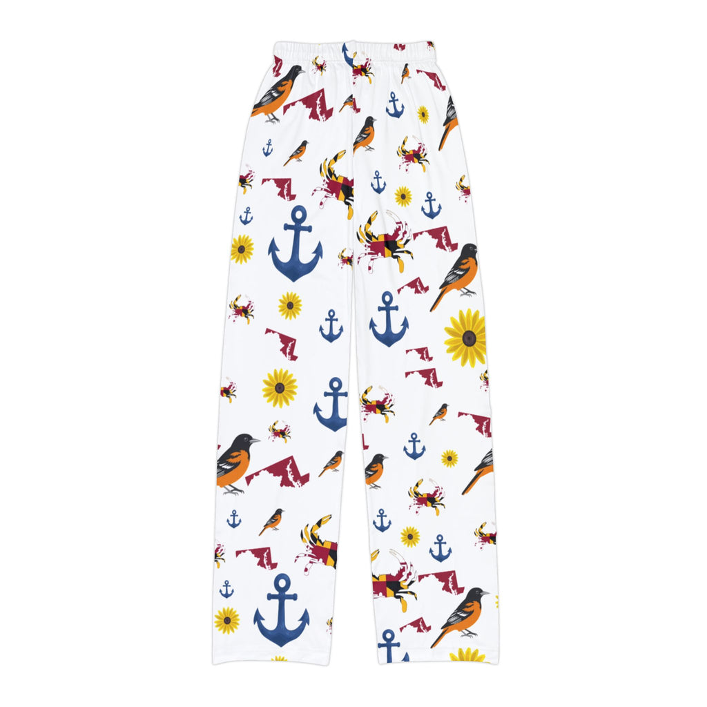Maryland Element Lounge Pants - Nautical Birds & Sunflower All-Over Print