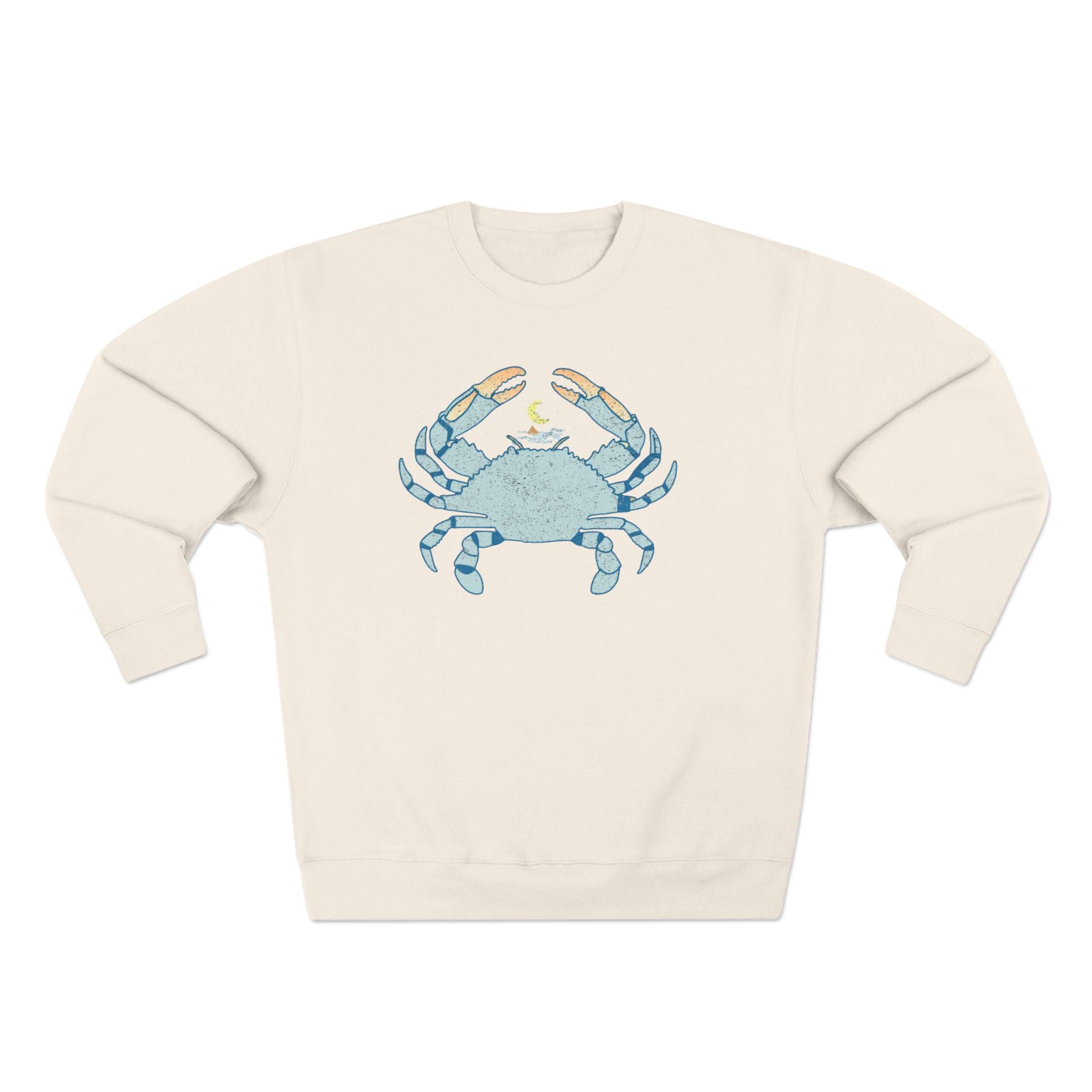 Crab and Coastal Night Crewneck