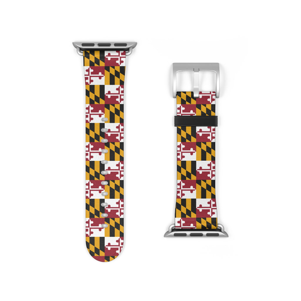Maryland Flag Watch Band