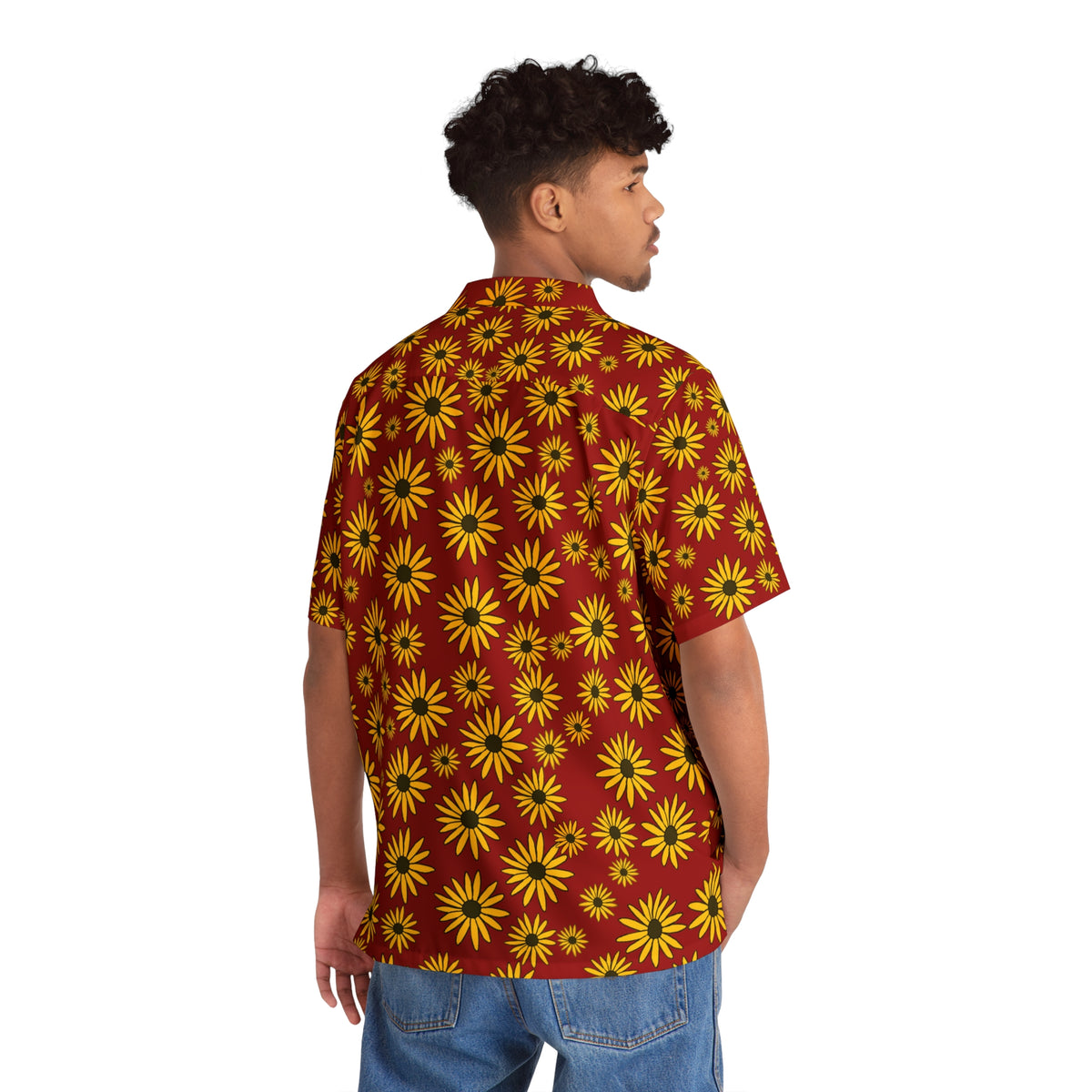Black Eyed Susan Hawaiian Shirt