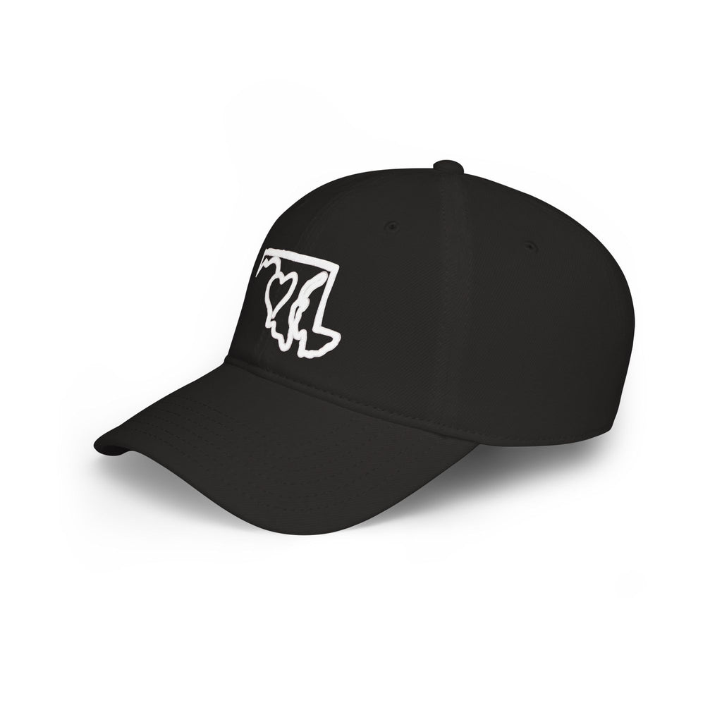 Maryland Outline Cap with Heart