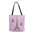 Maryland Themed Eiffel Tower Woven Tote
