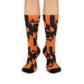 Orange + Black MD Flag Socks