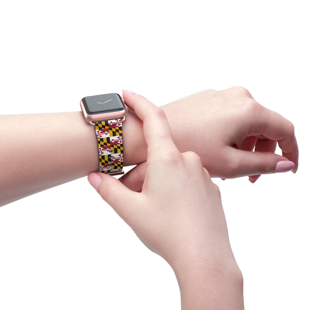 Maryland Flag Watch Band