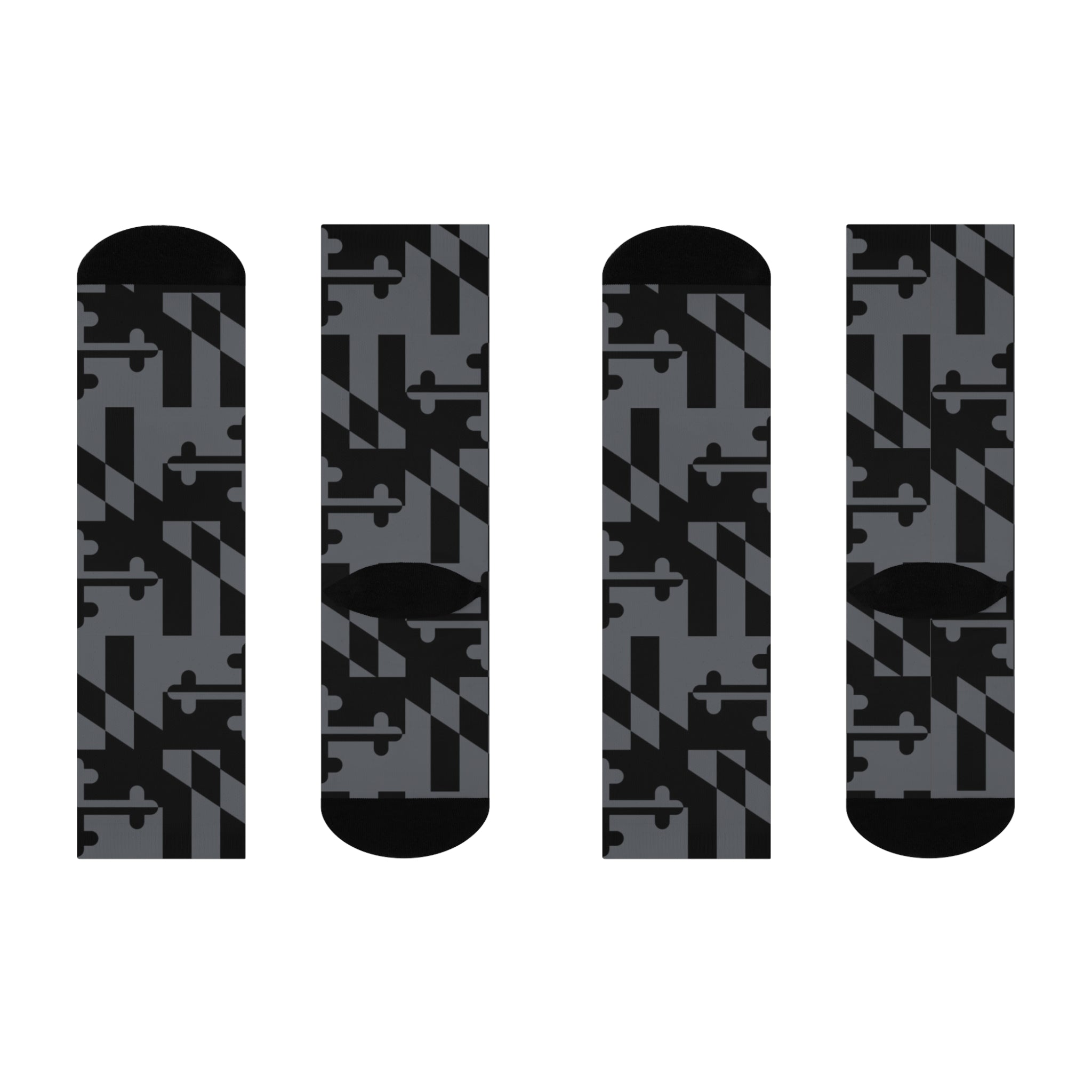 Maryland Grayscaled Cushioned Socks