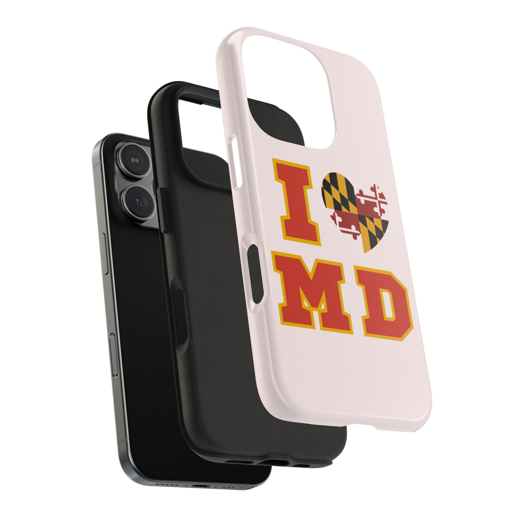 I Heart MD Maryland Flag Phone Case | Tough Phone Case