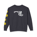 Maryland Outline Crewneck Sweater w/ Black Eyed Susans