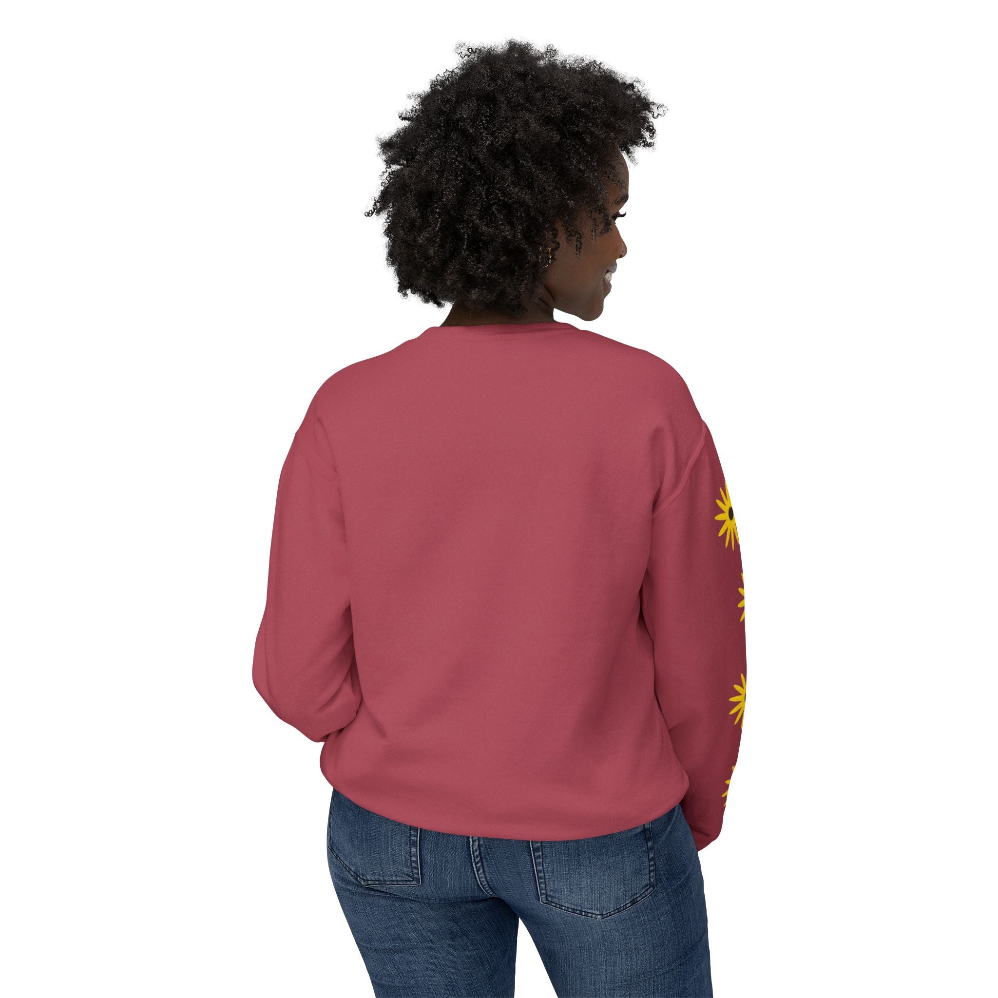 Maryland Outline Crewneck Sweater w/ Black Eyed Susans