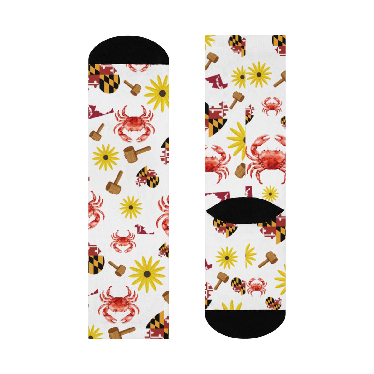 Maryland Patterned Cushioned Socks