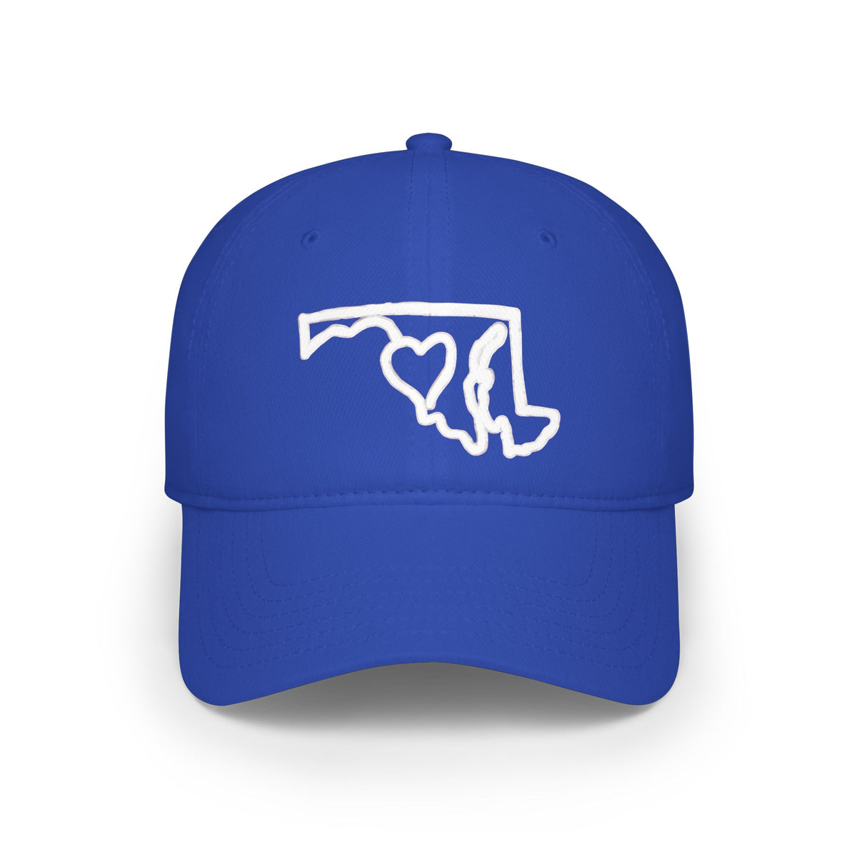 Maryland Outline Cap with Heart