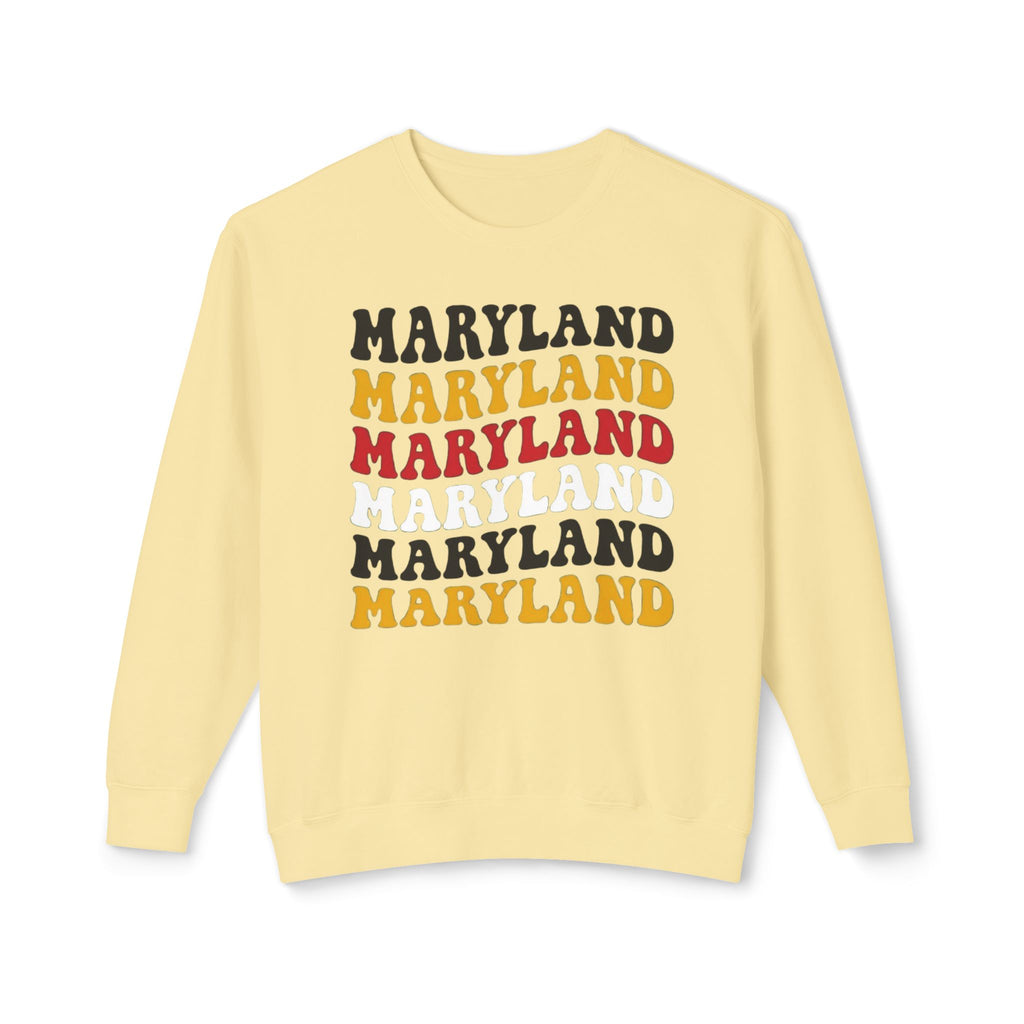 Maryland Retro Stack Crewneck Sweatshirt