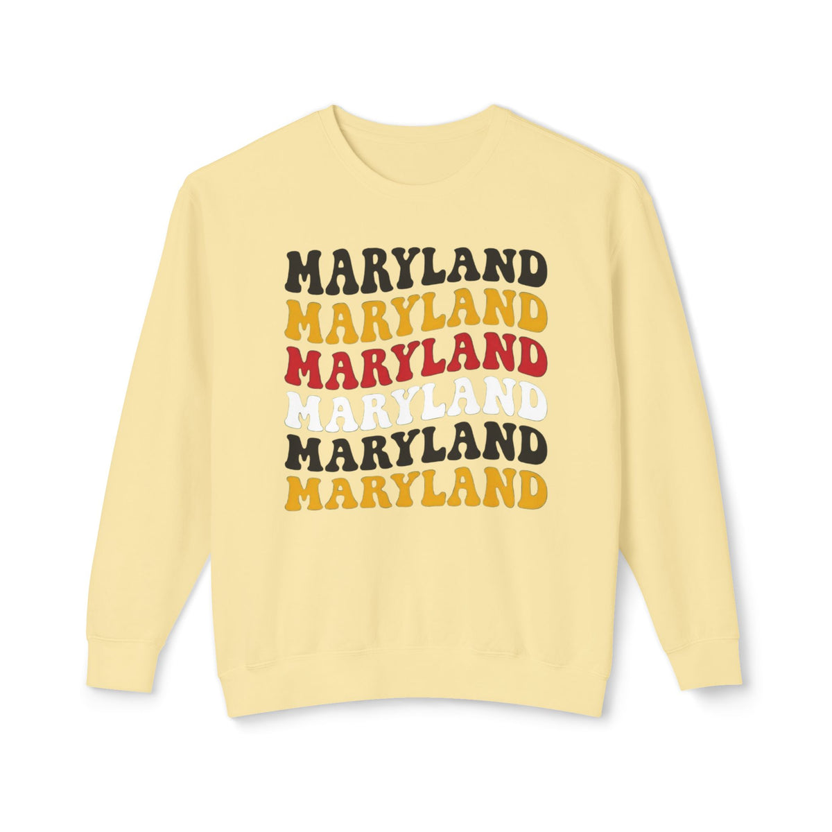 Maryland Retro Stack Crewneck Sweatshirt