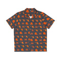 The Maryland Gameday Resort Shirt in Charcoal/Orange