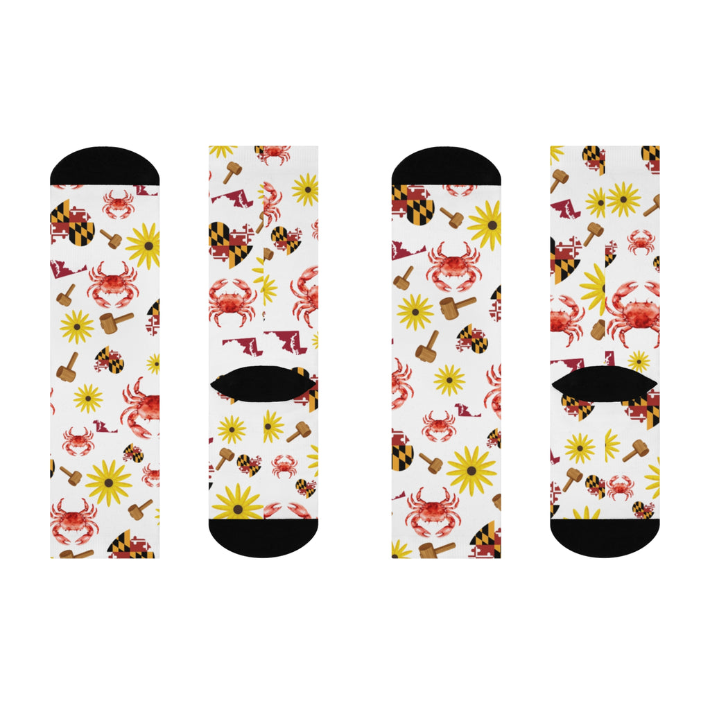 Maryland Patterned Cushioned Socks