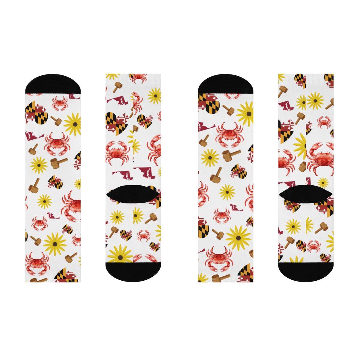 Maryland Patterned Cushioned Socks