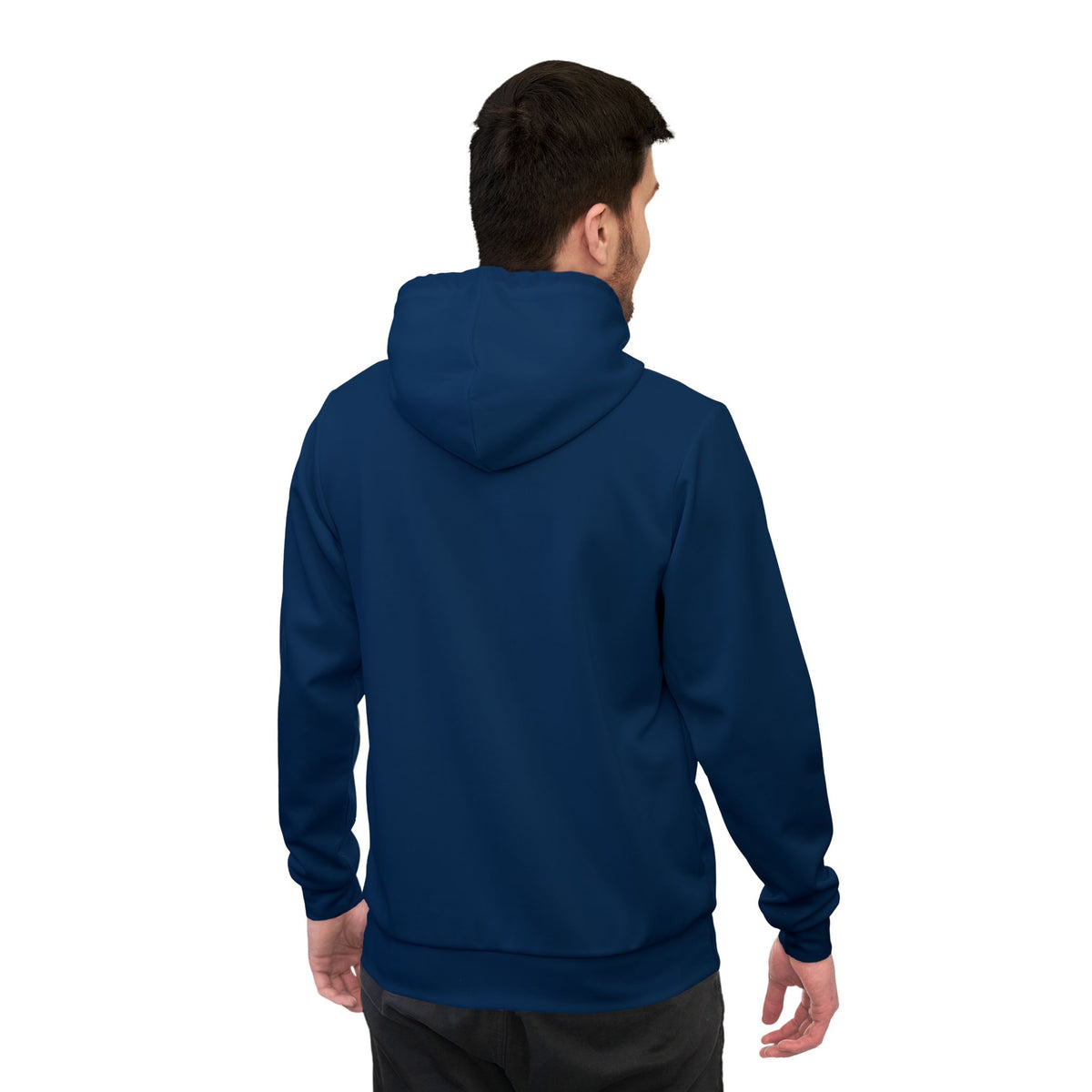 Navy Blue Geometric Crab Hoodie