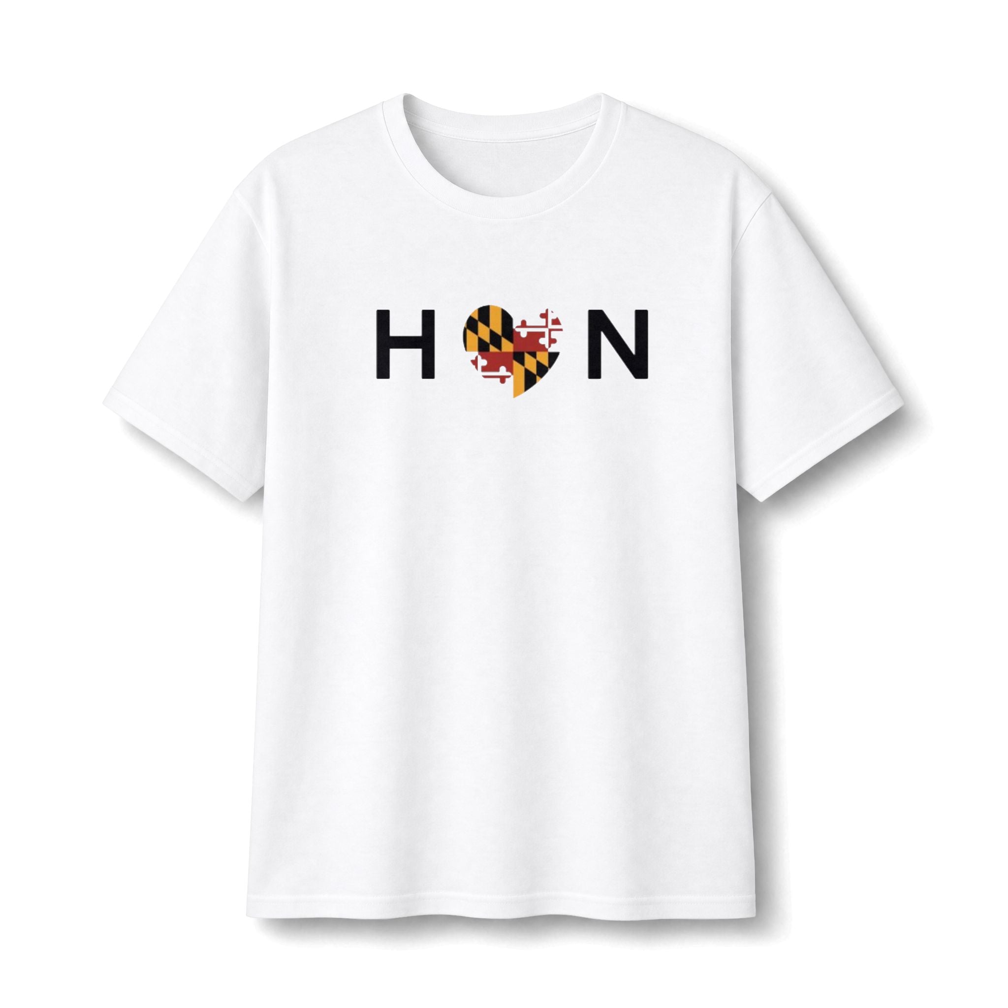 Maryland Heart HON T‑Shirt — State Flag Love Tee