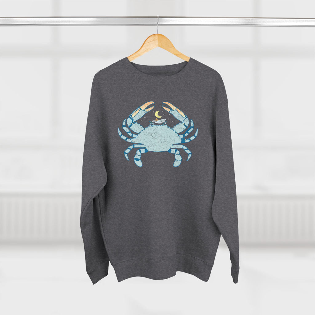 Crab and Coastal Night Crewneck