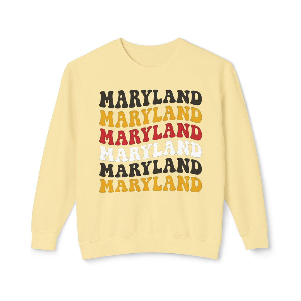 Maryland Retro Stack Crewneck Sweatshirt