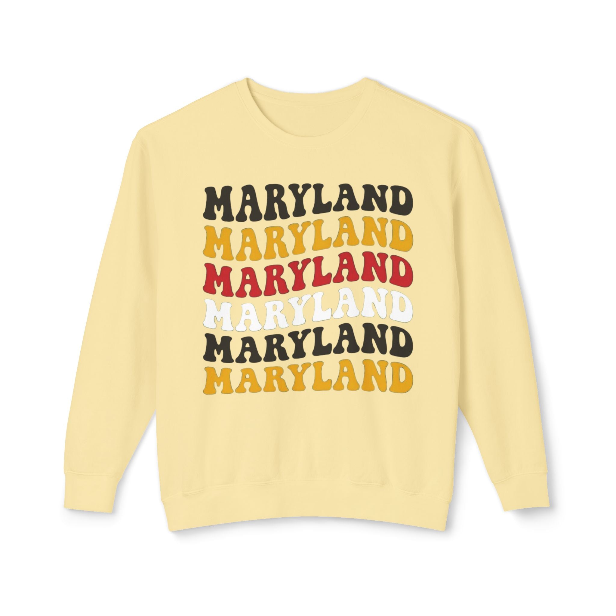 Maryland Retro Stack Crewneck Sweatshirt