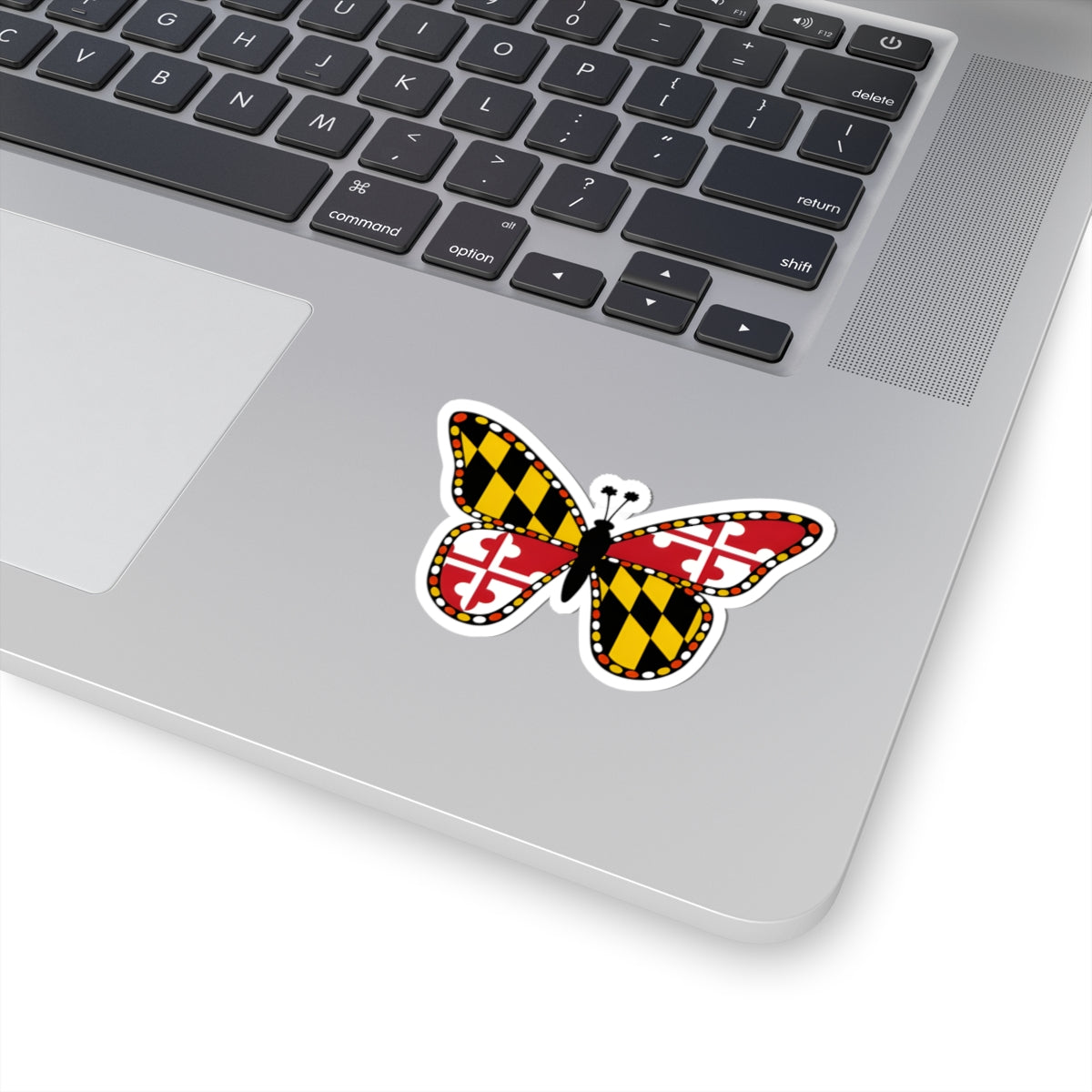 Maryland Flag Butterfly Sticker