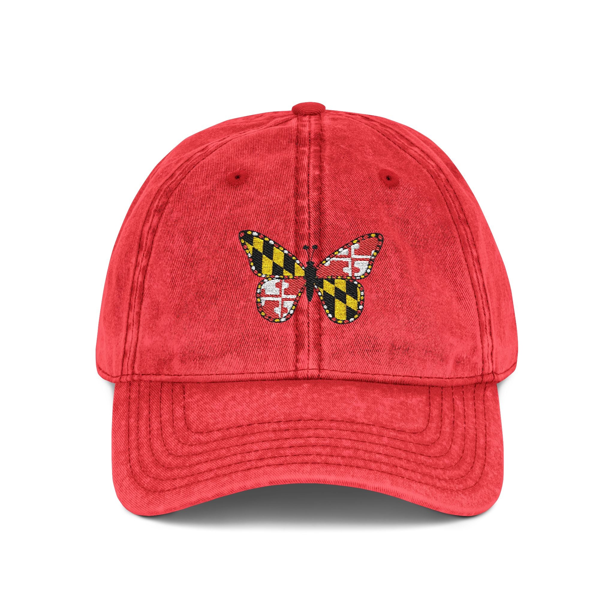 Maryland Butterfly Vintage Cap