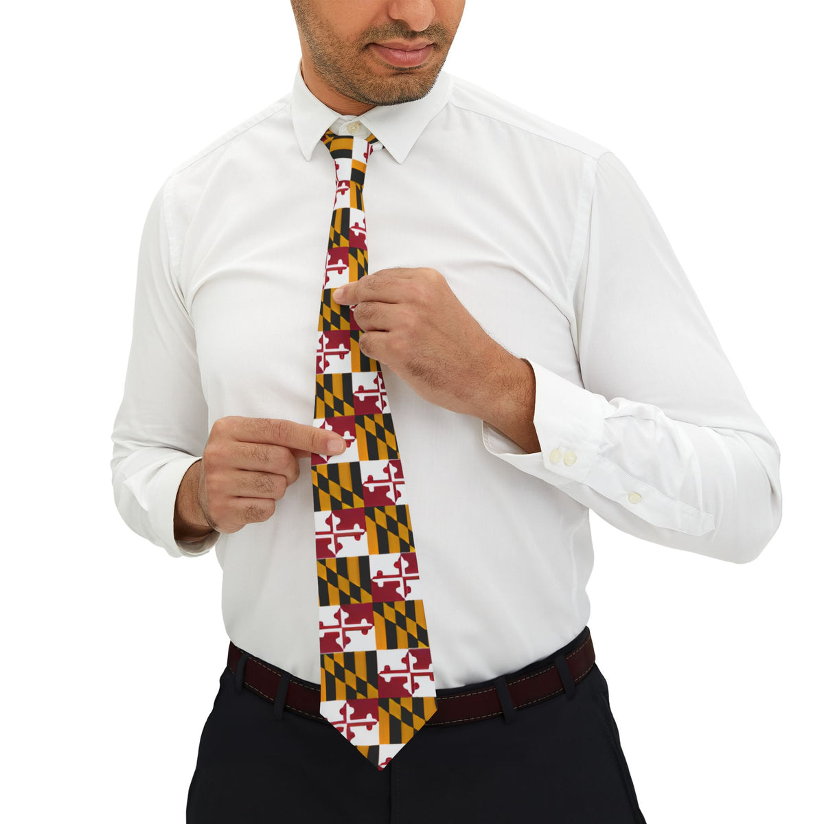 Maryland Flag Necktie