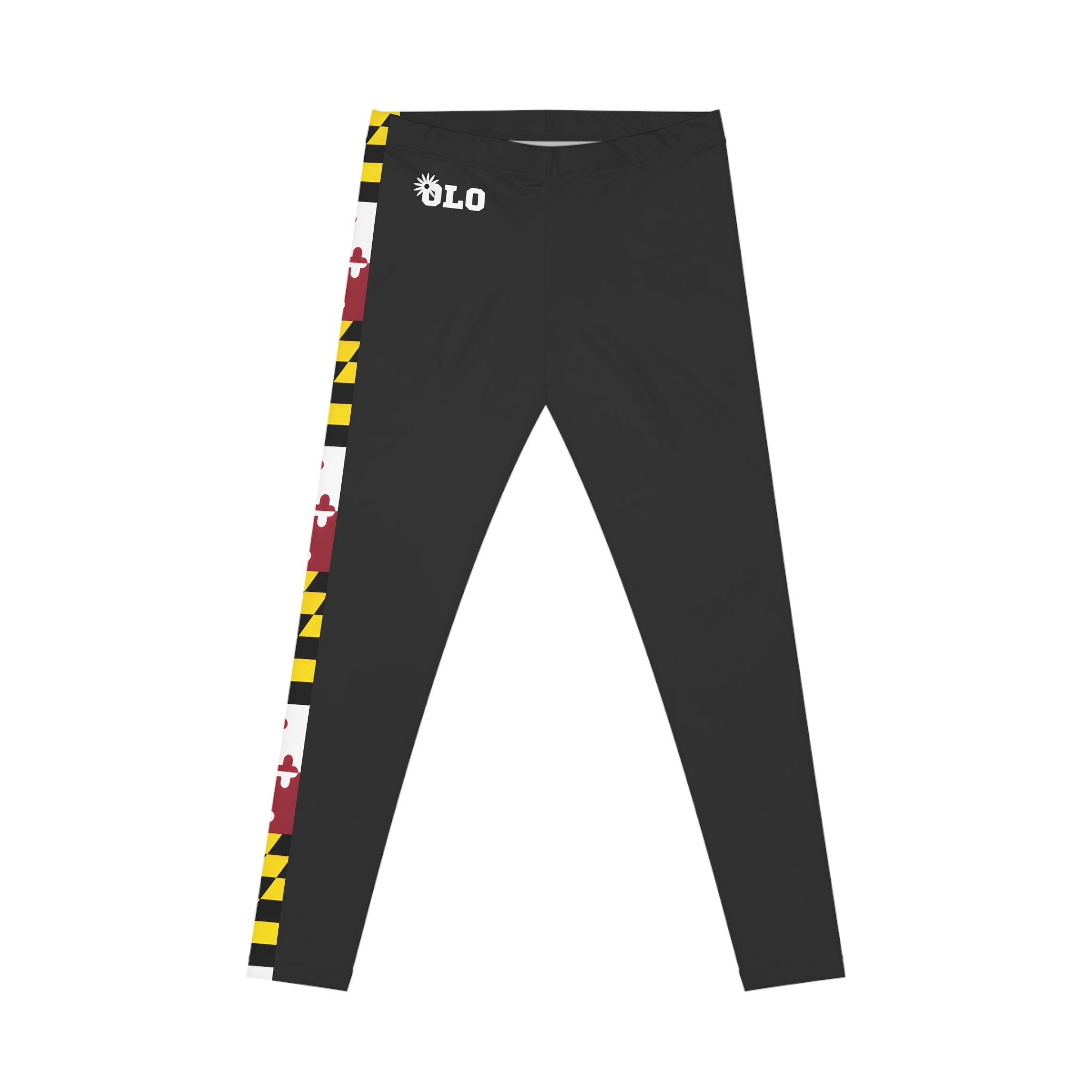 Maryland Flag Accent Leggings