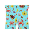 Maryland Crab & Sunflower Biker Shorts