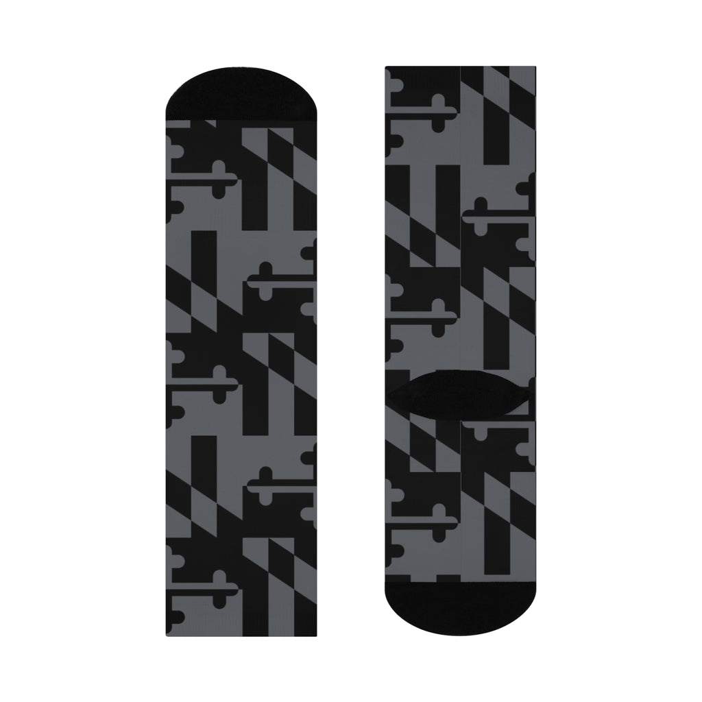 Maryland Grayscaled Cushioned Socks