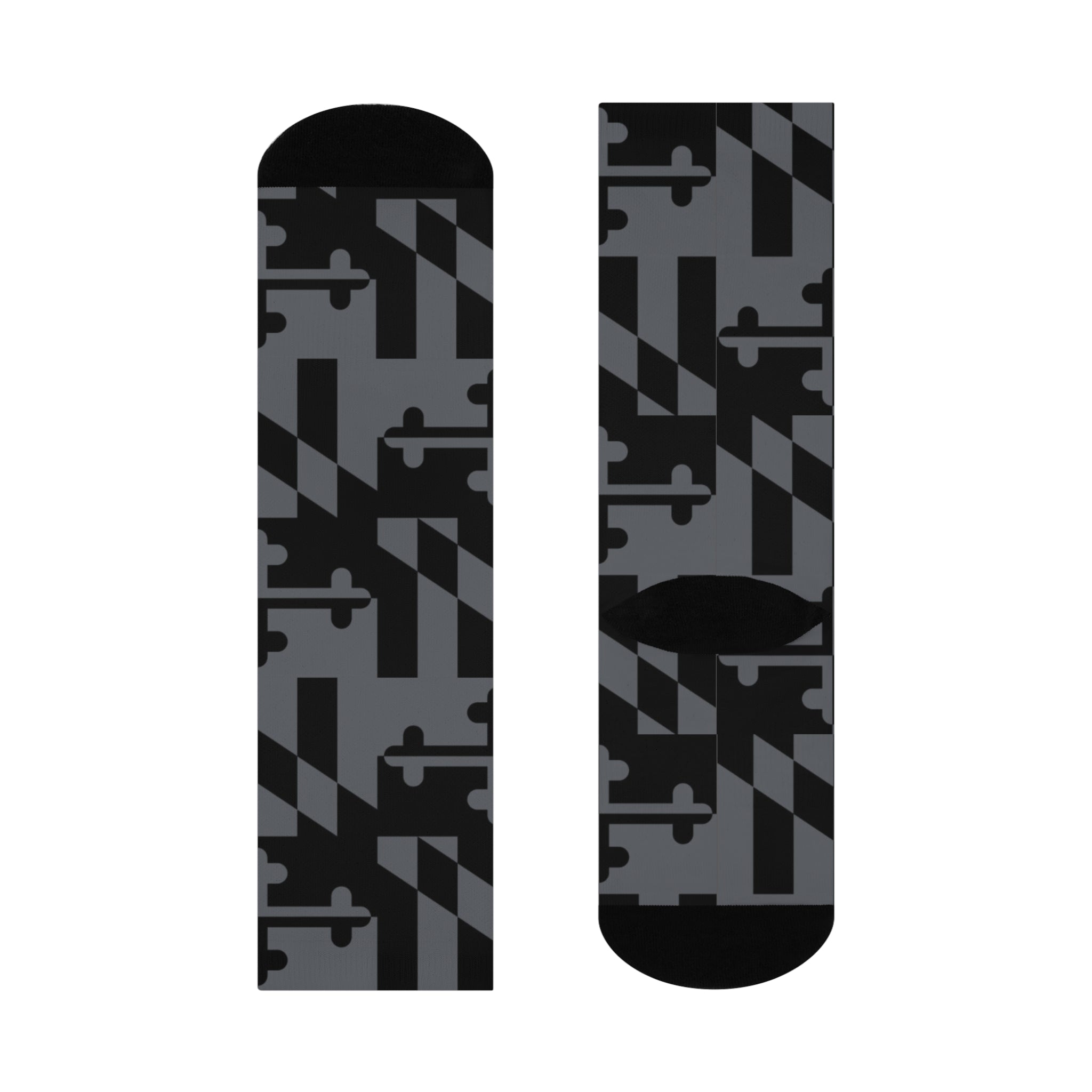 Maryland Grayscaled Cushioned Socks
