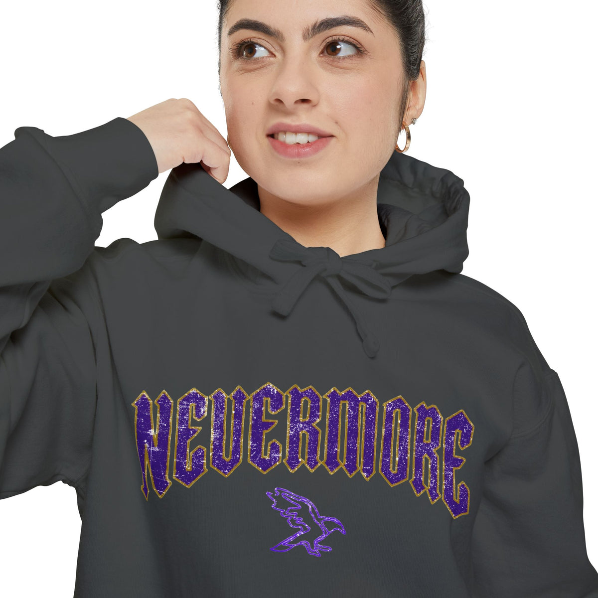 Nevermore Gothic Raven Hoodie