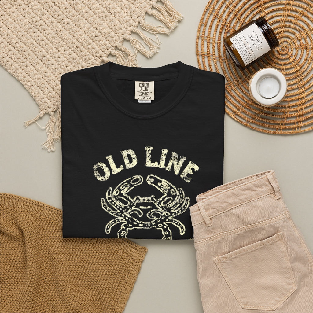 Old Line Outfitters Distressed vintage Crab Tee