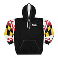 Maryland Flag Sleeve Pattern Hoodie