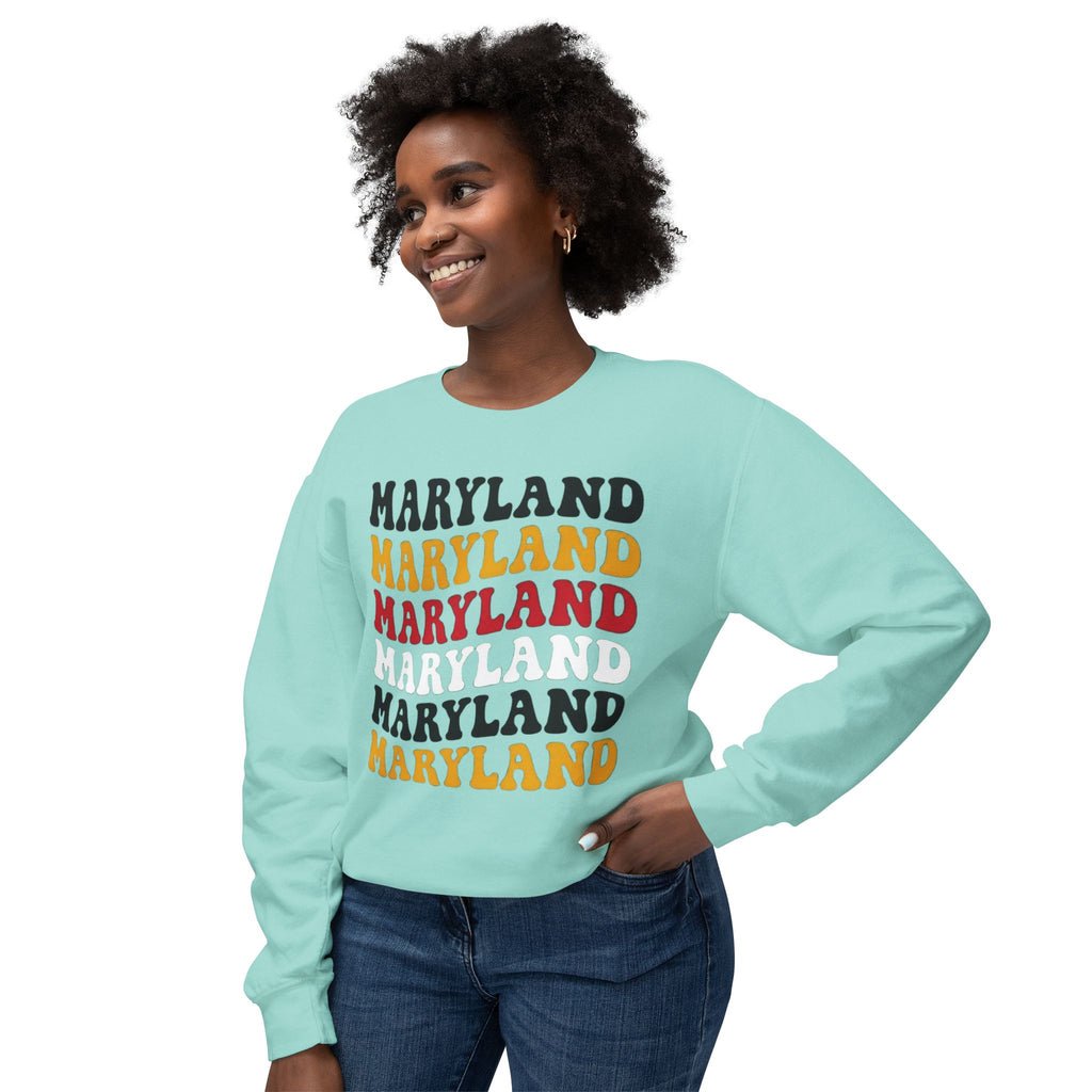 Maryland Retro Stack Crewneck Sweatshirt