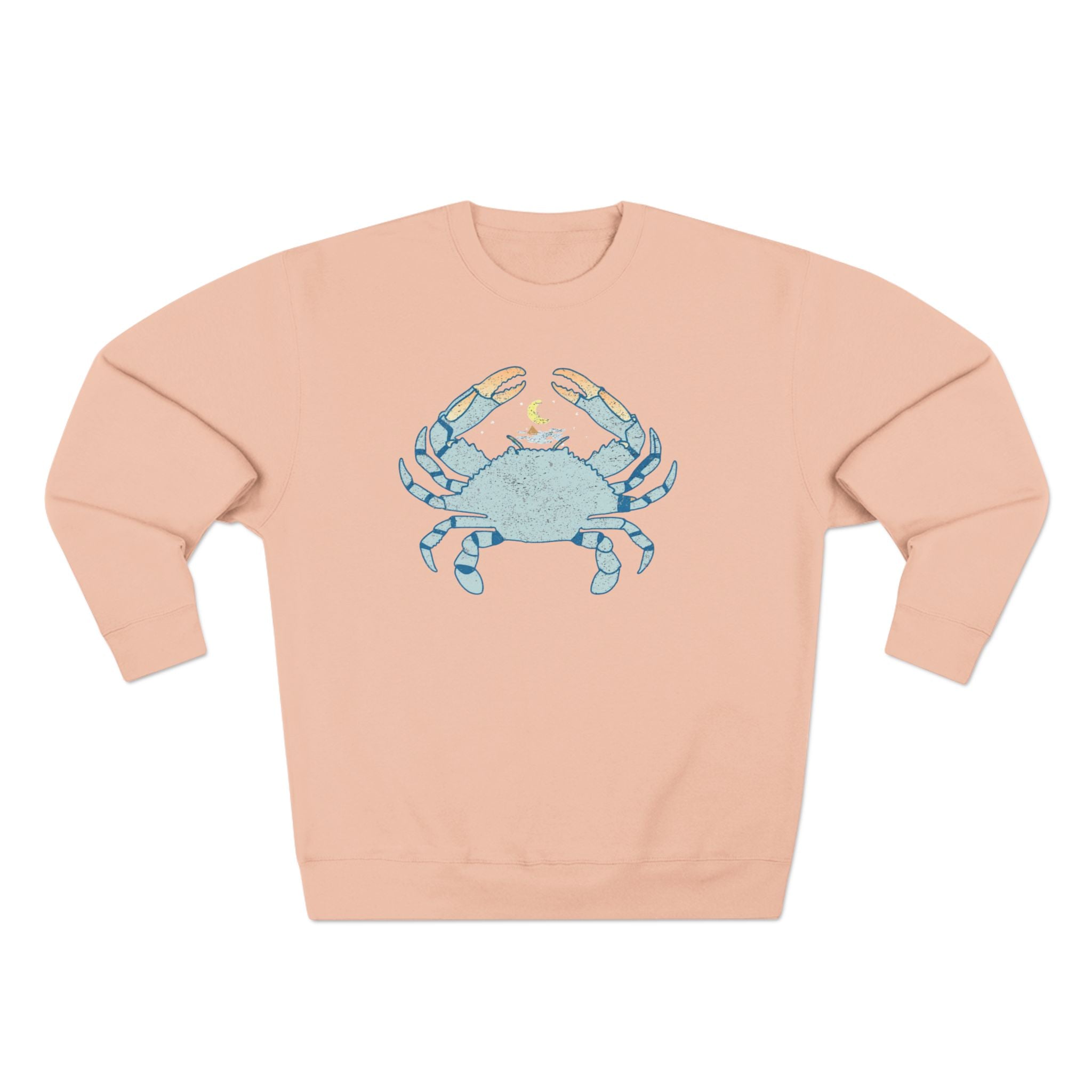Crab and Coastal Night Crewneck