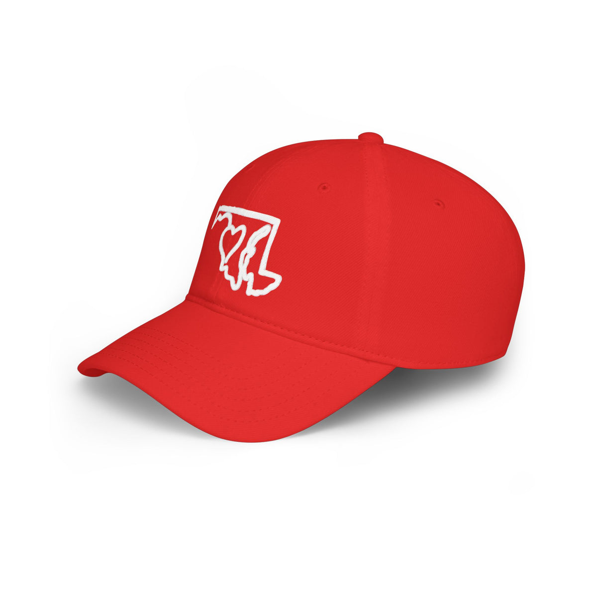 Maryland Outline Cap with Heart