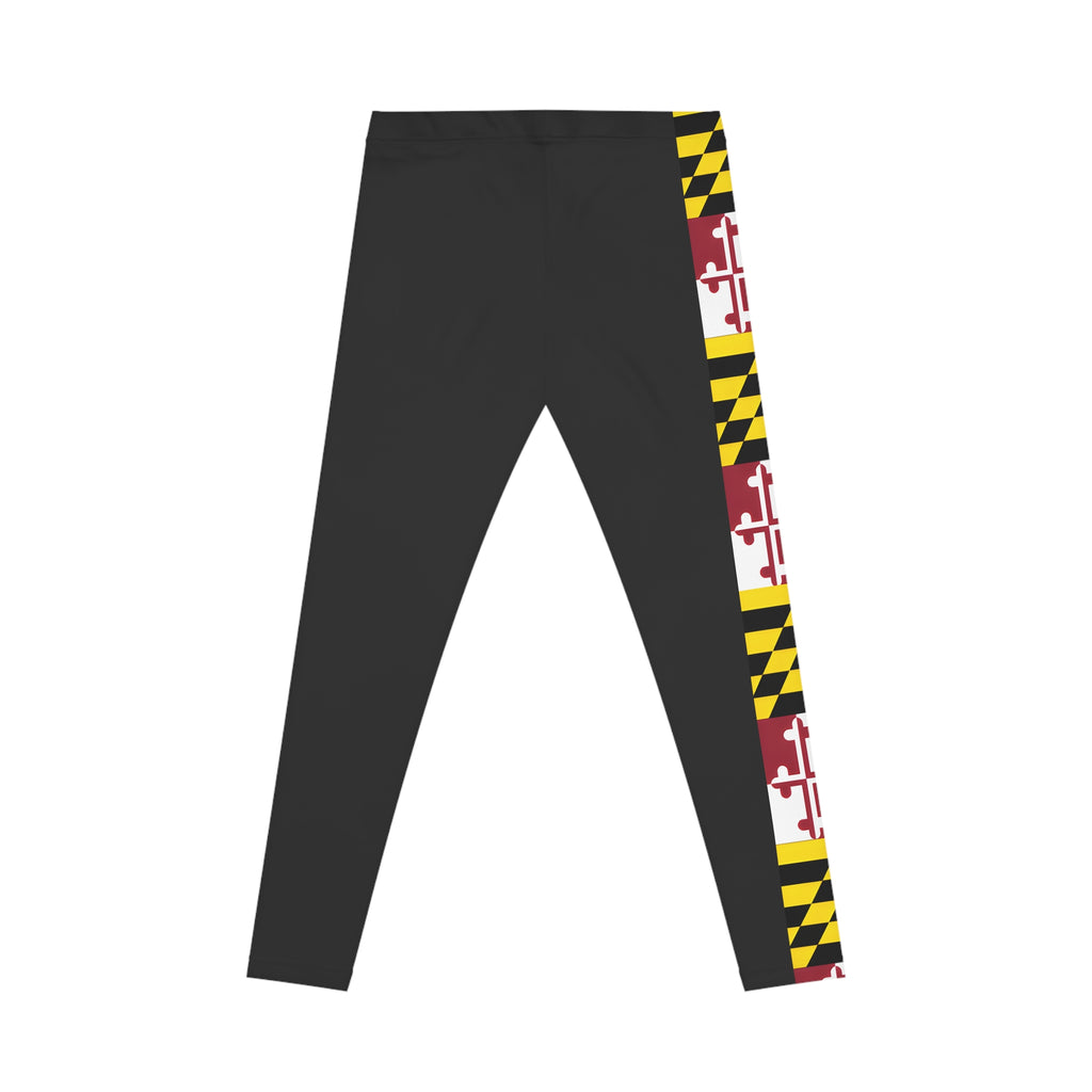 Maryland Flag Accent Leggings