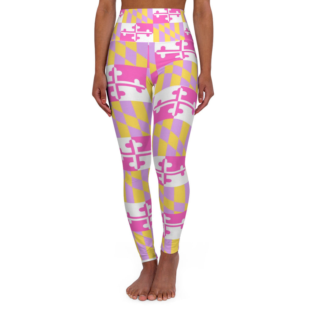 Maryland Flag Multicolor Pink & Yellow Pants