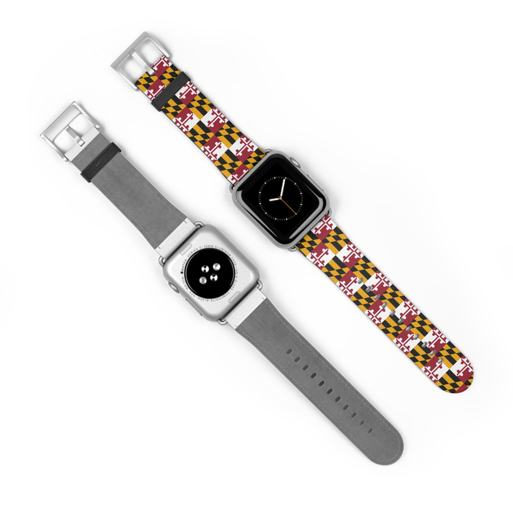 Maryland Flag Watch Band