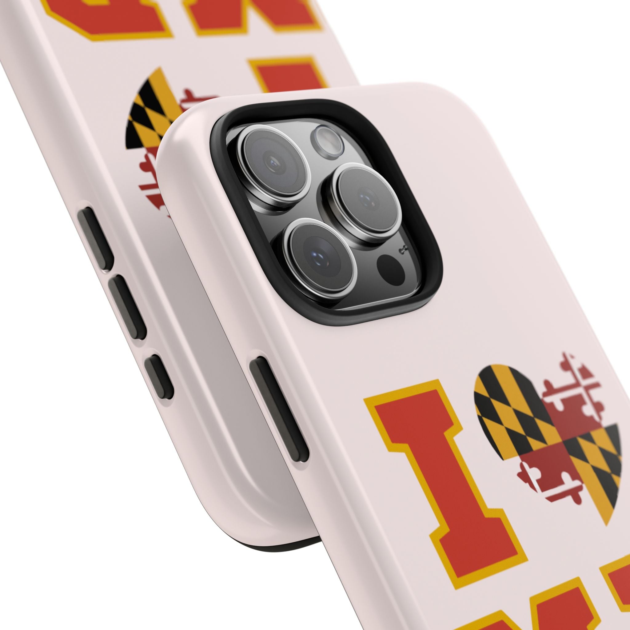 I Heart MD Maryland Flag Phone Case | Tough Phone Case
