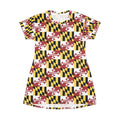 Maryland Flag Pattern T-Shirt Dress