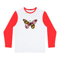 Maryland Flag Butterfly Long Sleeve Shirt