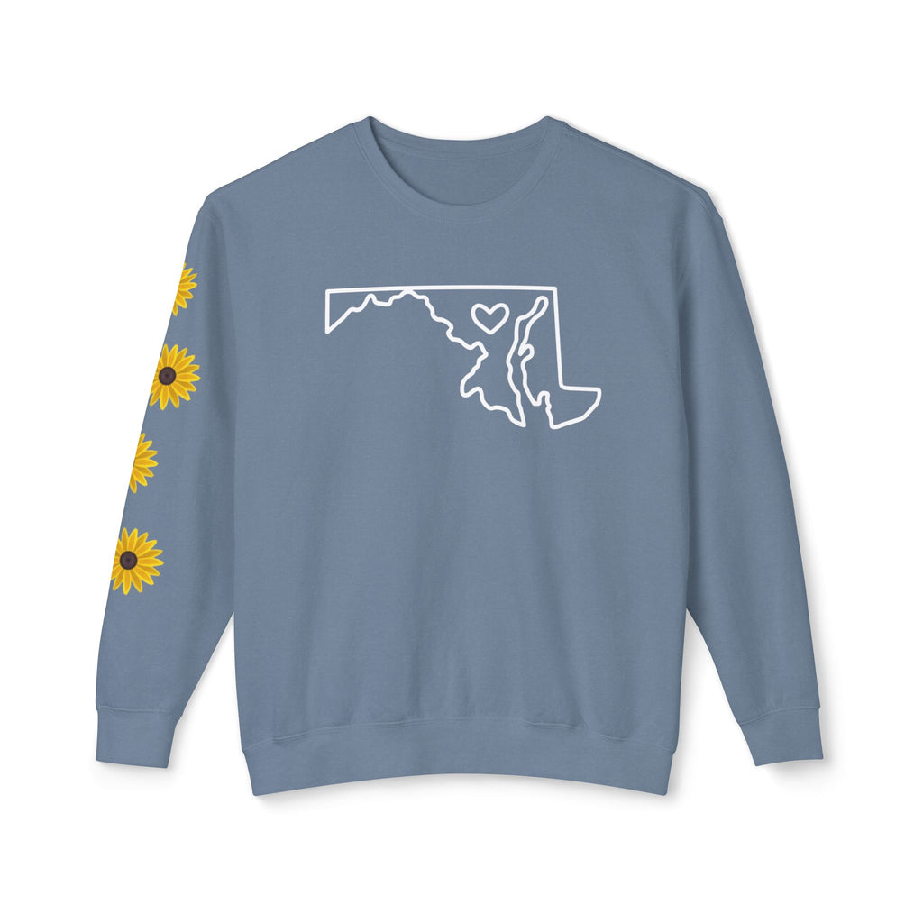 Maryland Outline Crewneck Sweatshirt